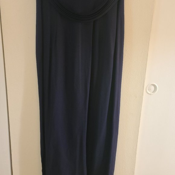 SL Fashions Ladies Dress Navy Blue-accent colors/flowers - Picture 12 of 16